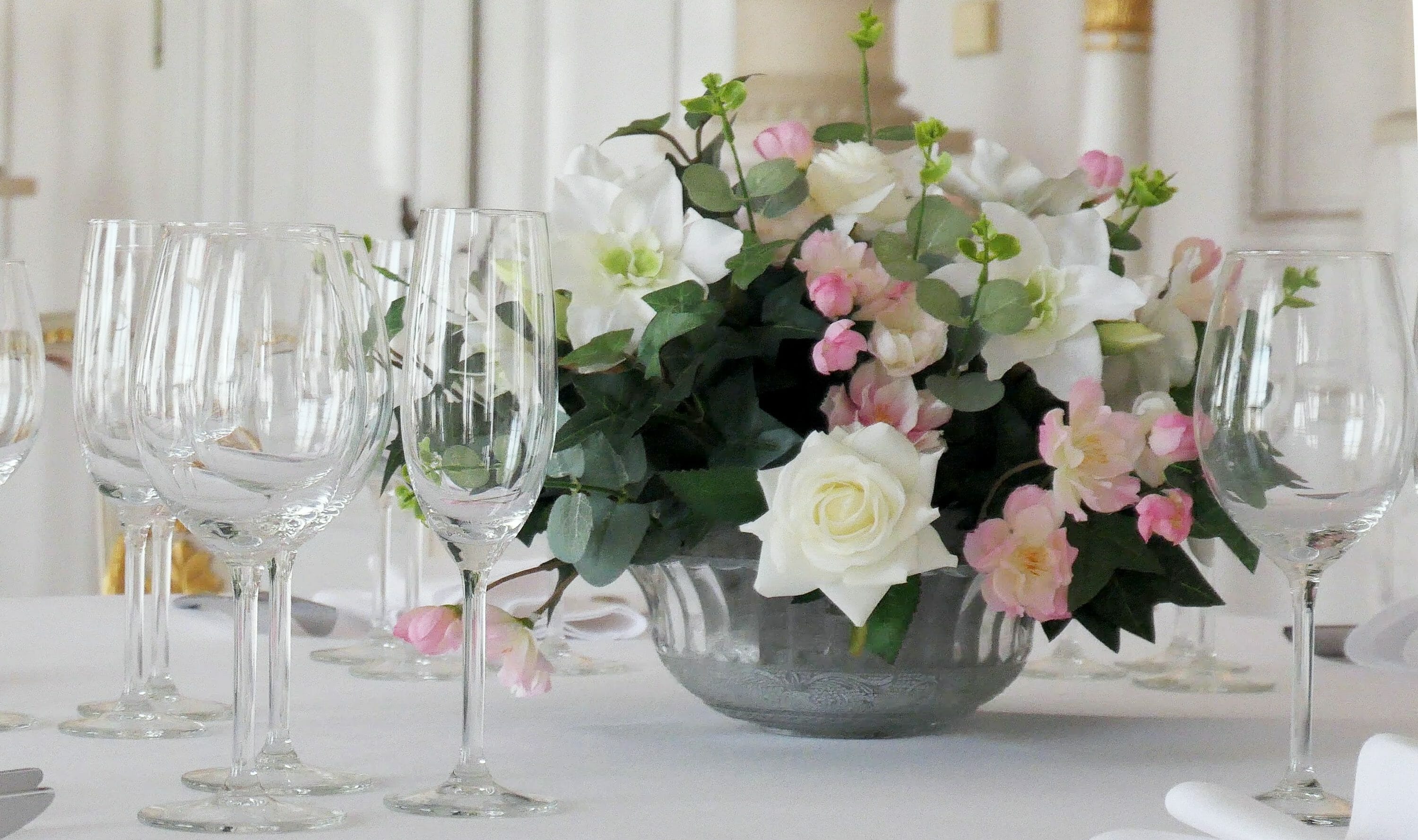 Floral Table Setting